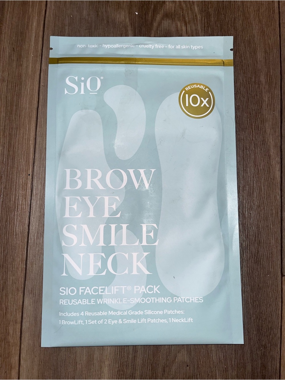 Sio Brow Eye Smile Neck Reusable Facelift Pack – Light Aqua